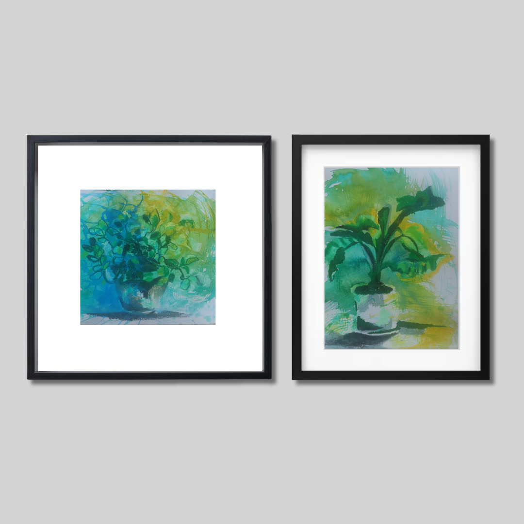 Gallery Wall Set: Green Grow