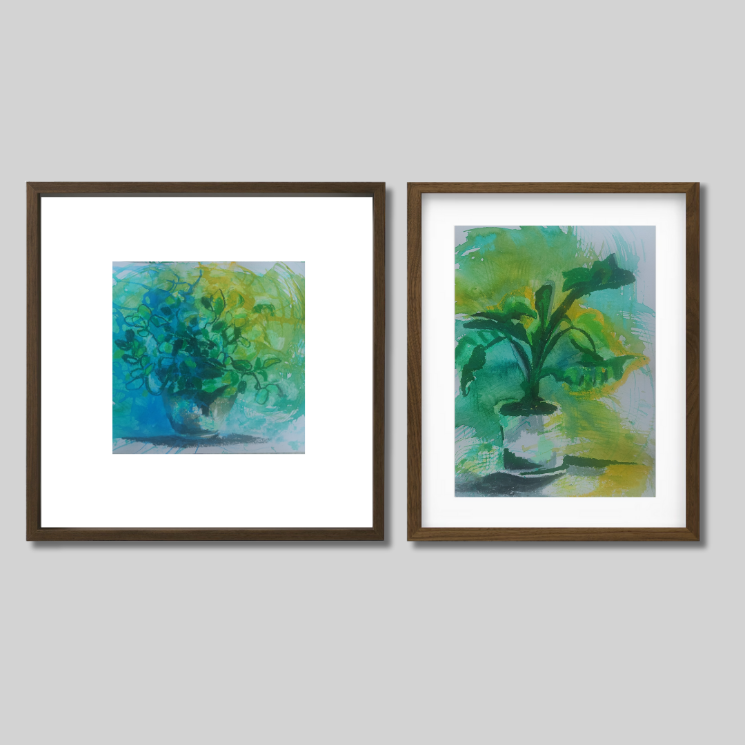 Gallery Wall Set: Green Grow