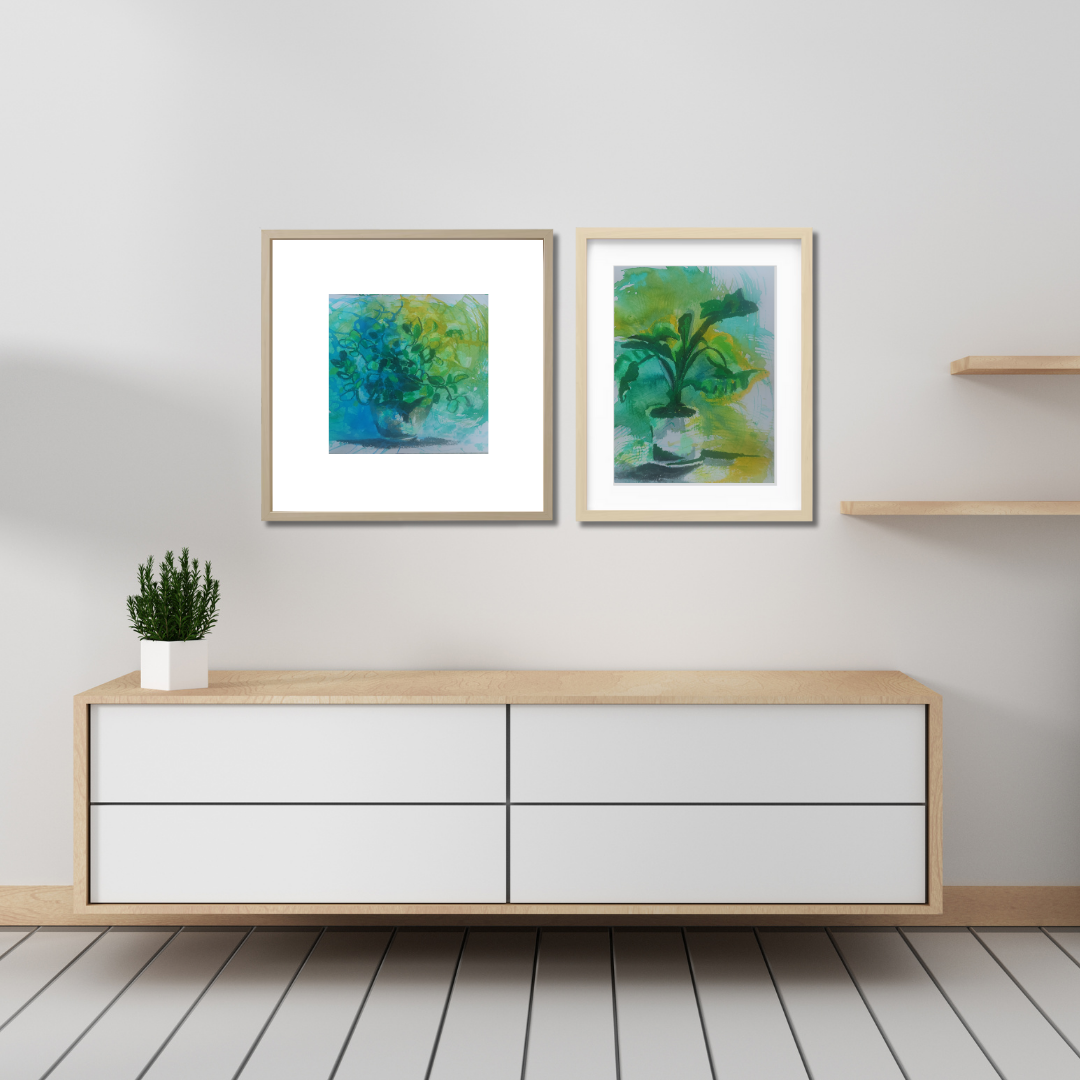 Gallery Wall Set: Green Grow