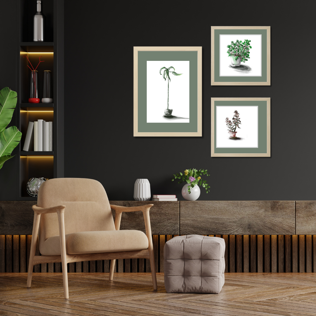 Gallery Wall Set: Plant