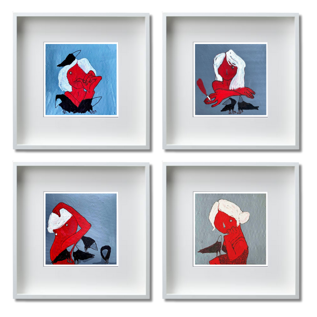 Gallery Wall Set: Red