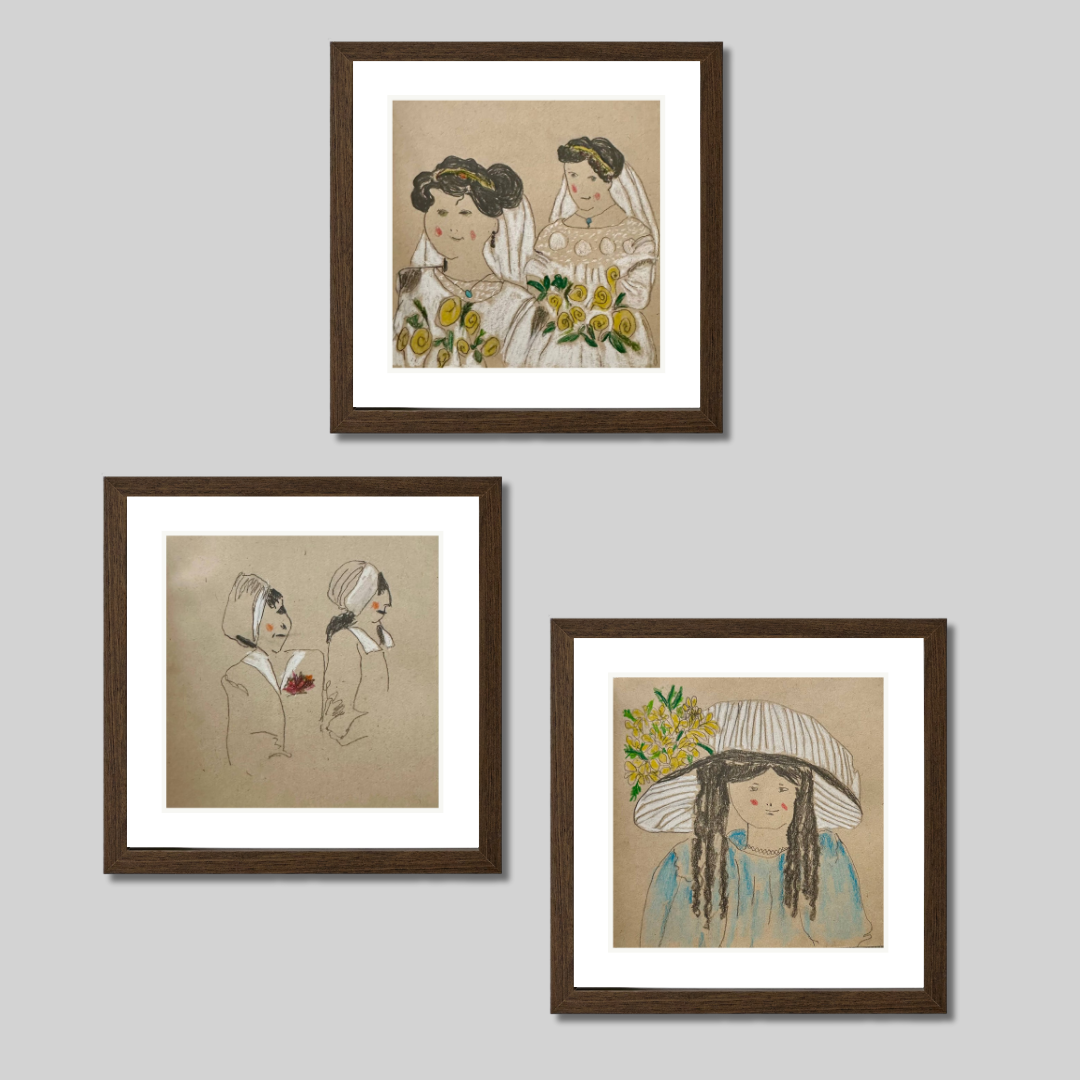 Gallery Wall Set – Simple People
