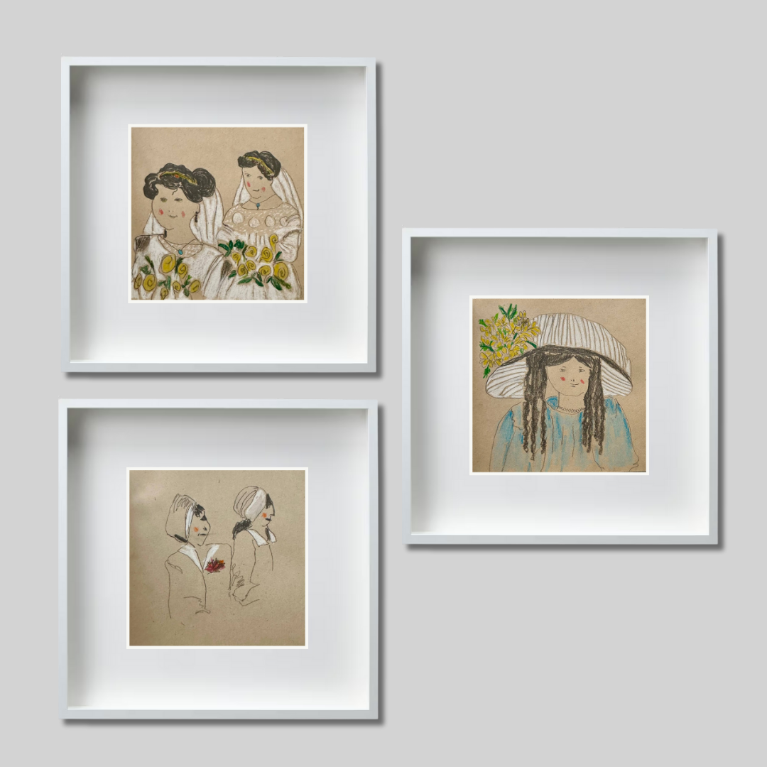 Gallery Wall Set – Simple People