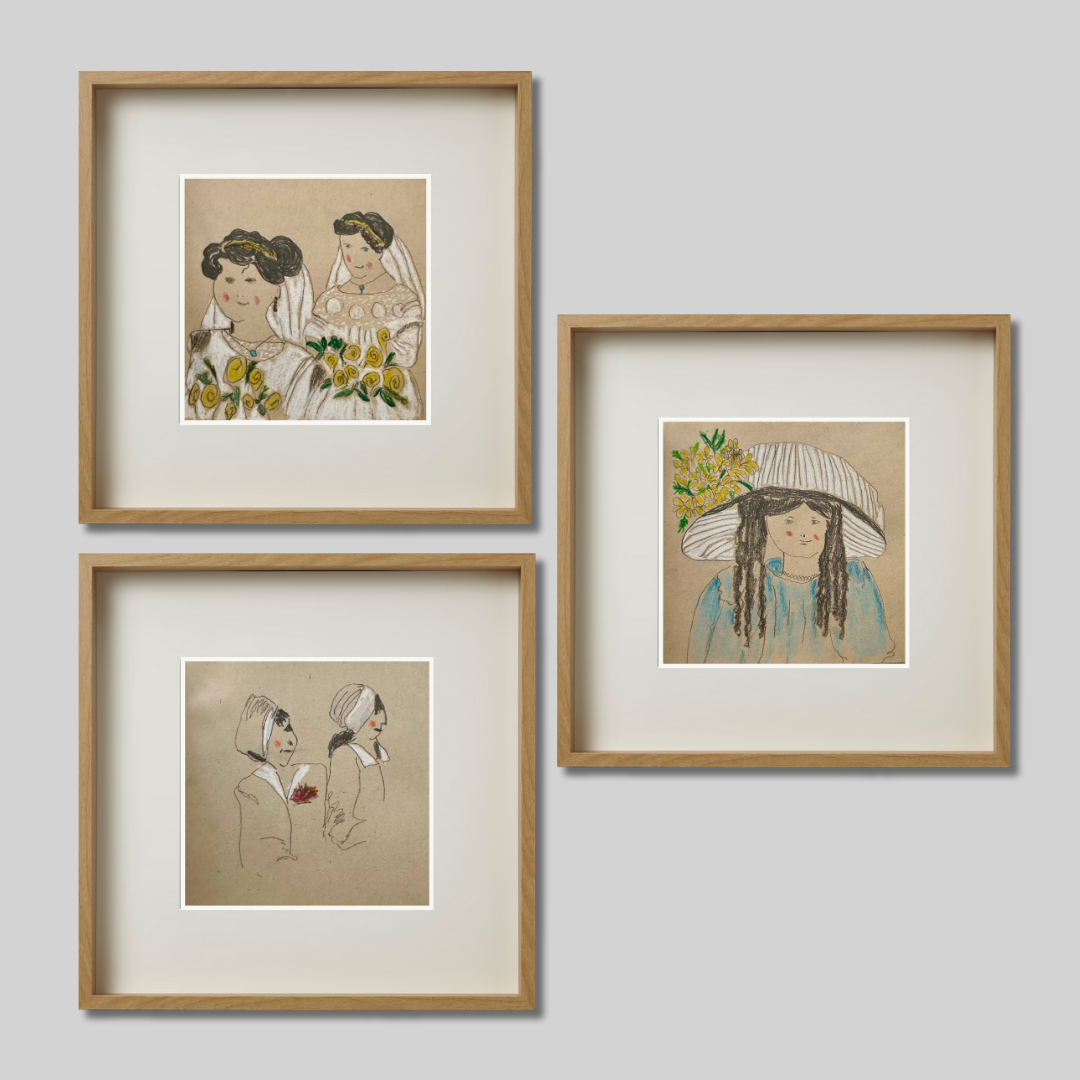 Gallery Wall Set – Simple People