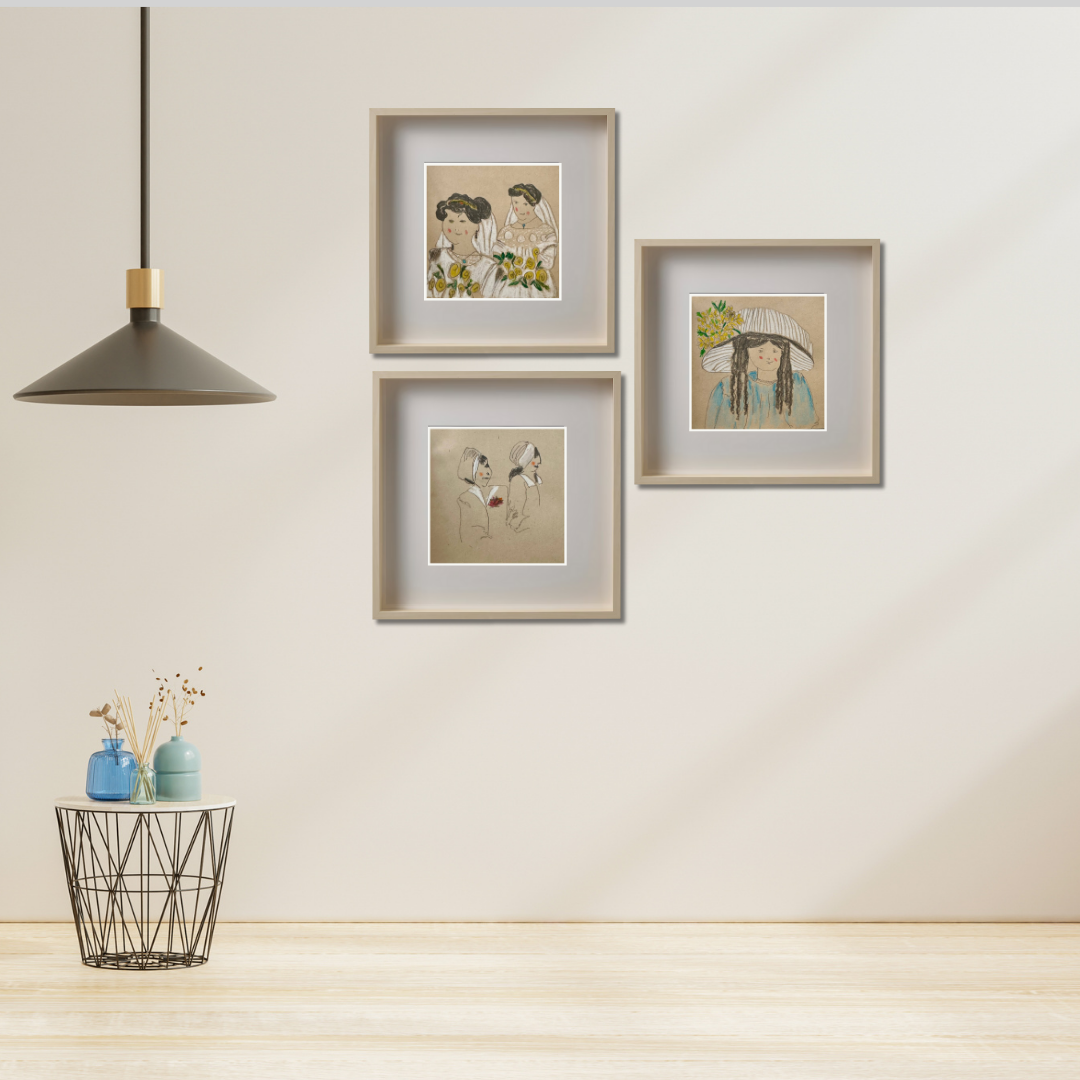 Gallery Wall Set – Simple People