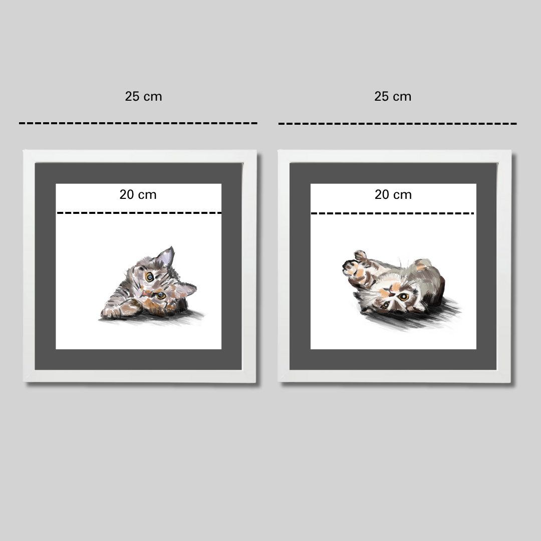 Gallery Wall Set: Cat Mood
