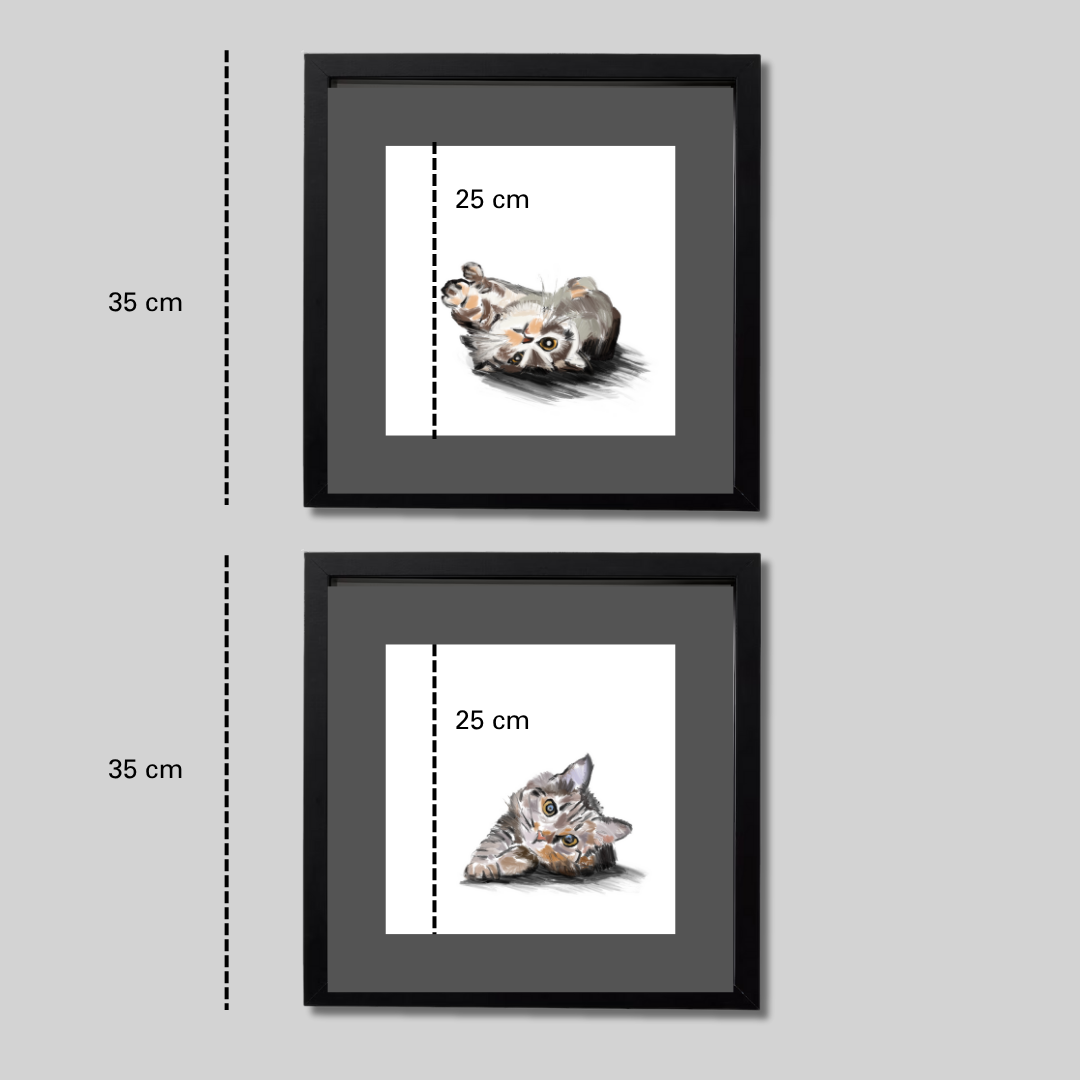 Gallery Wall Set: Cat Mood