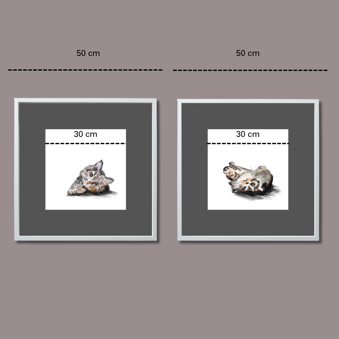 Gallery Wall Set: Cat Mood