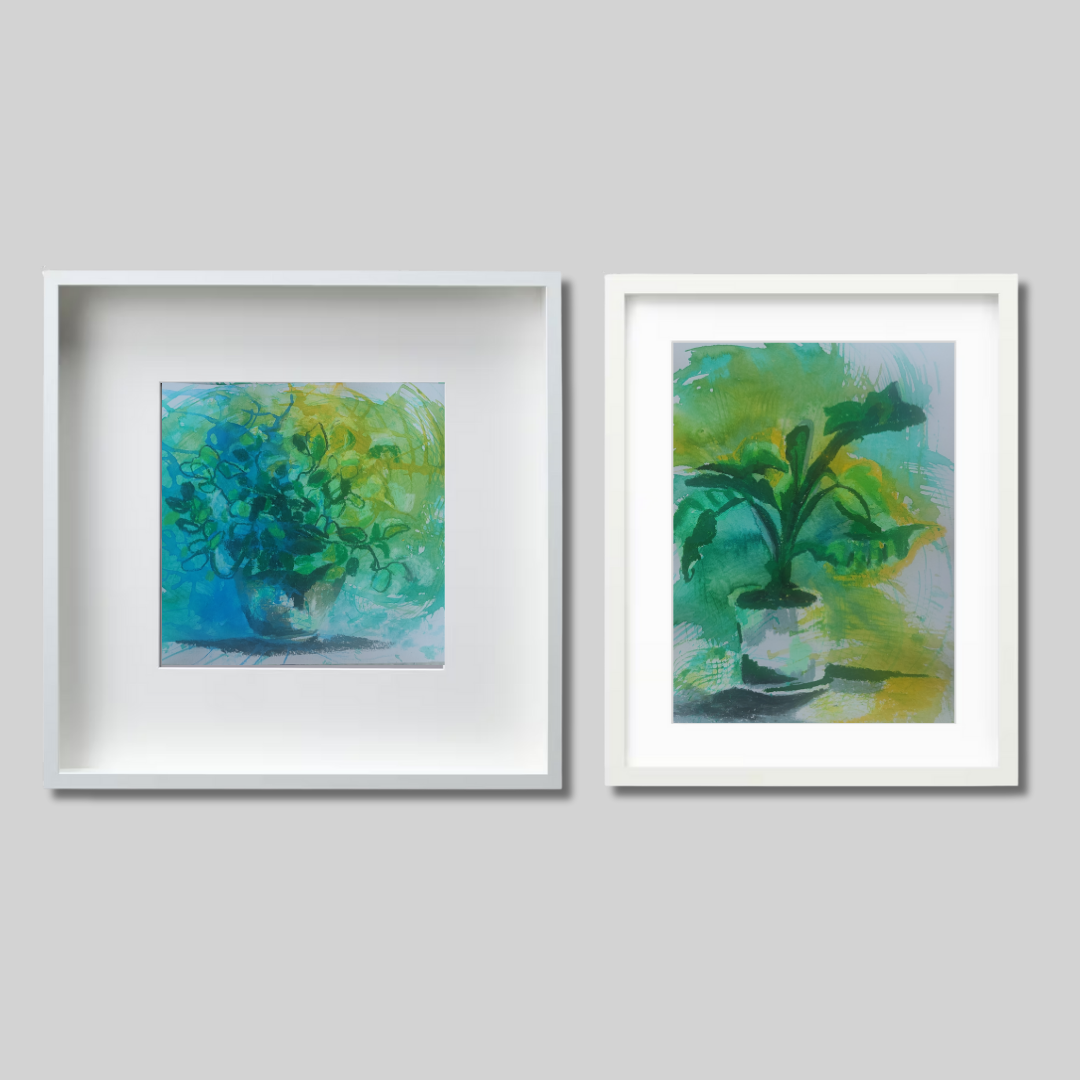 Gallery Wall Set: Green Grow