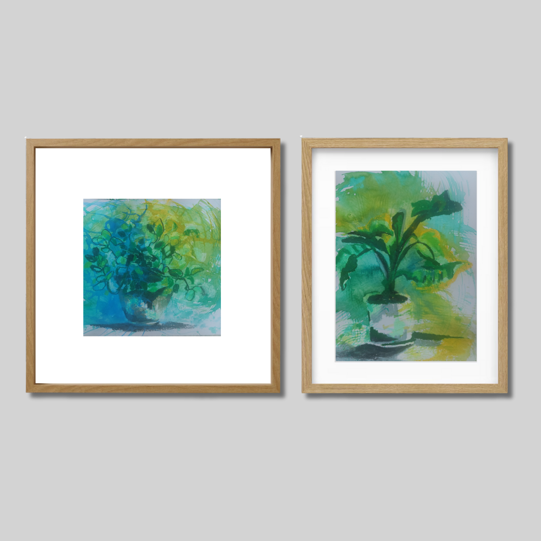 Gallery Wall Set: Green Grow