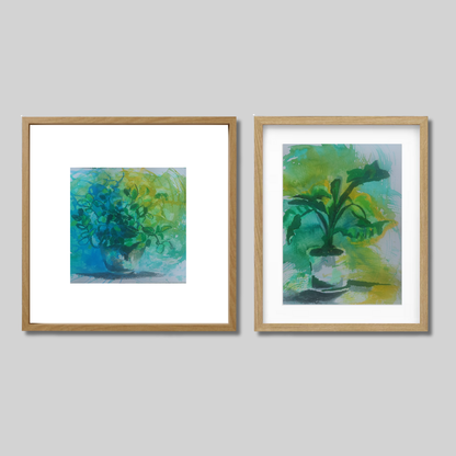 Gallery Wall Set: Green Grow