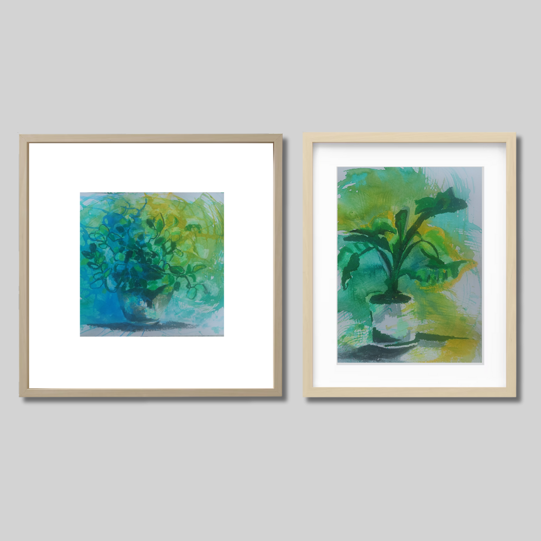 Gallery Wall Set: Green Grow