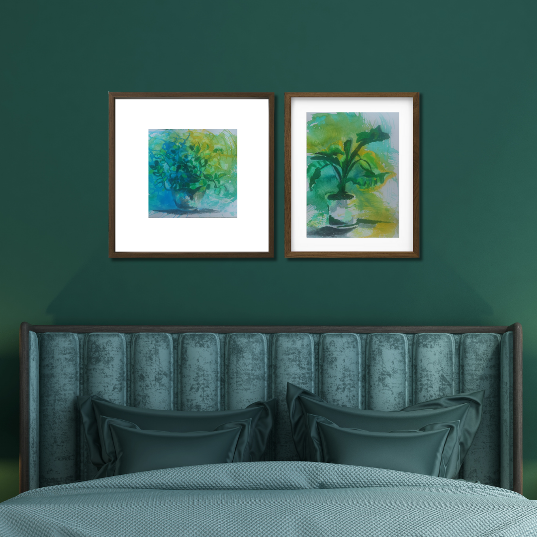 Gallery Wall Set: Green Grow