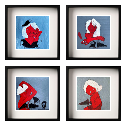 Gallery Wall Set: Red