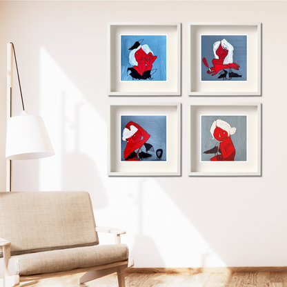 Gallery Wall Set: Red