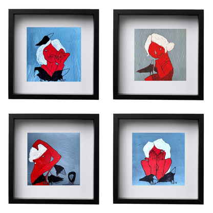 Gallery Wall Set: Red