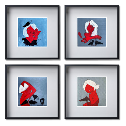 Gallery Wall Set: Red