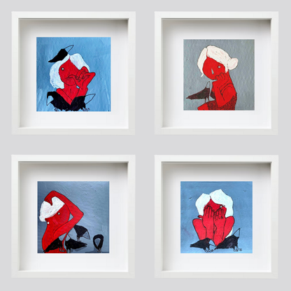 Gallery Wall Set: Red