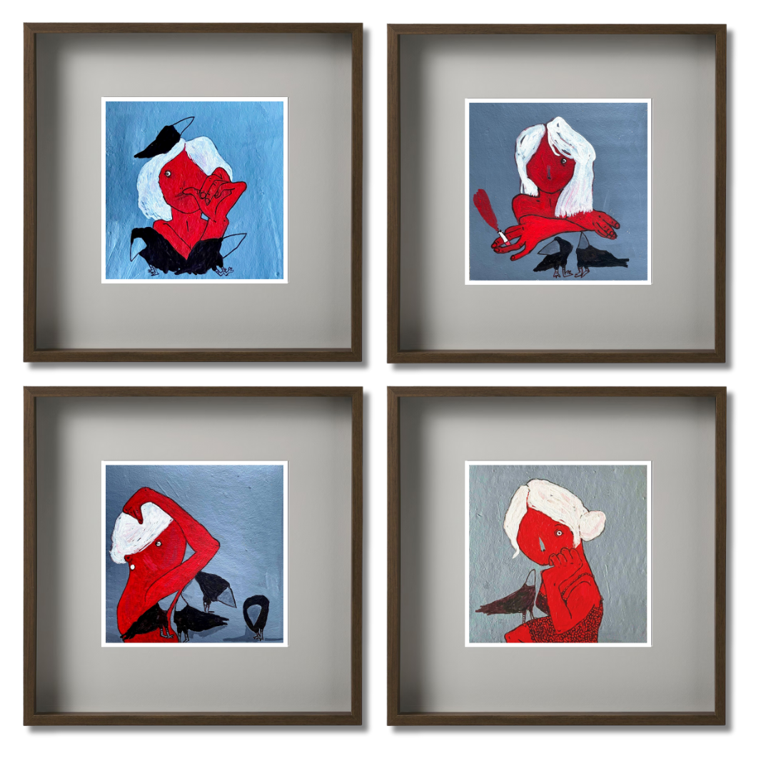 Gallery Wall Set: Red