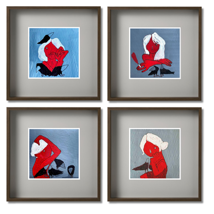 Gallery Wall Set: Red