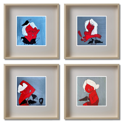 Gallery Wall Set: Red