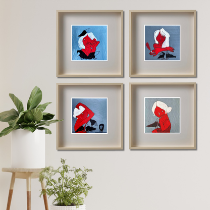 Gallery Wall Set: Red