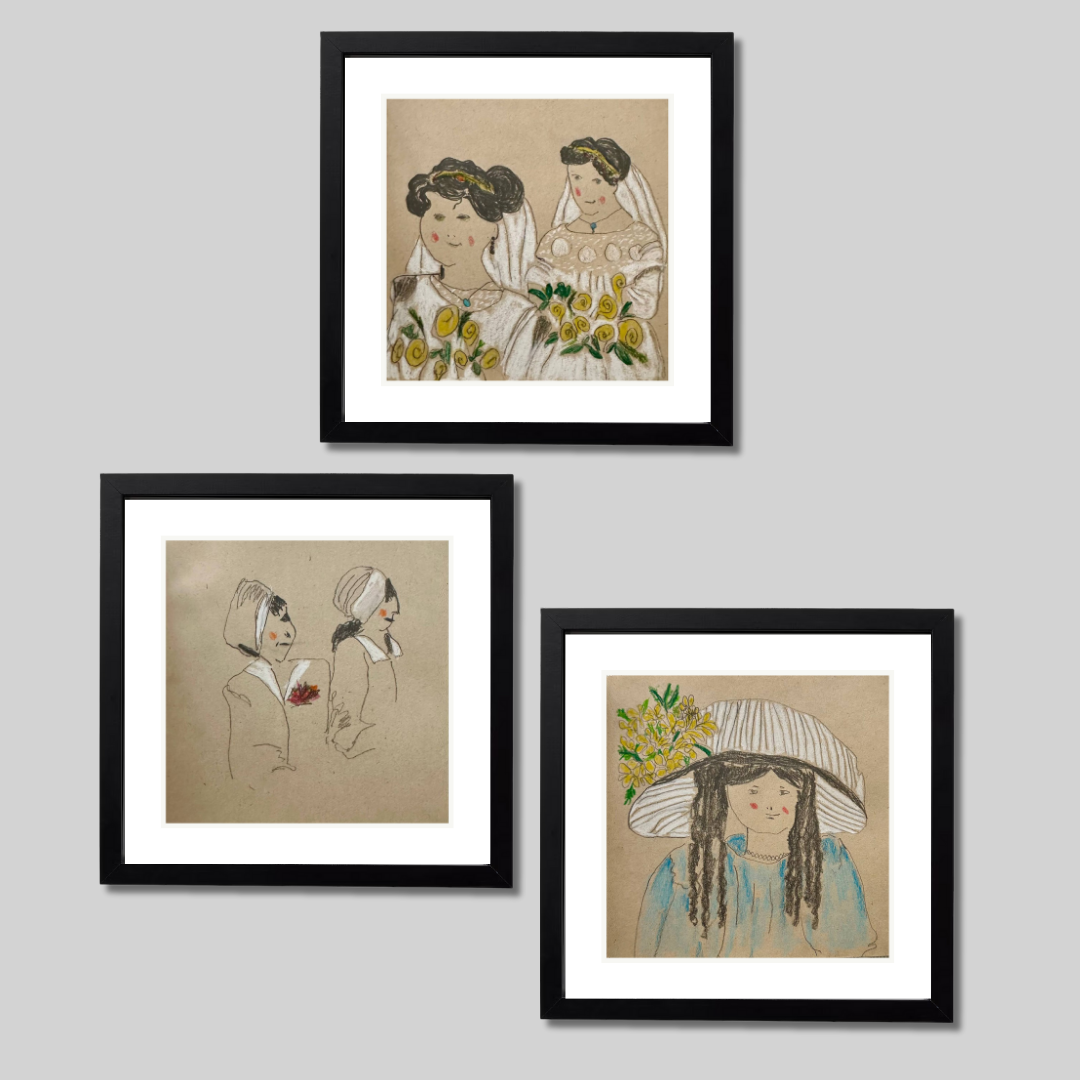 Gallery Wall Set – Simple People