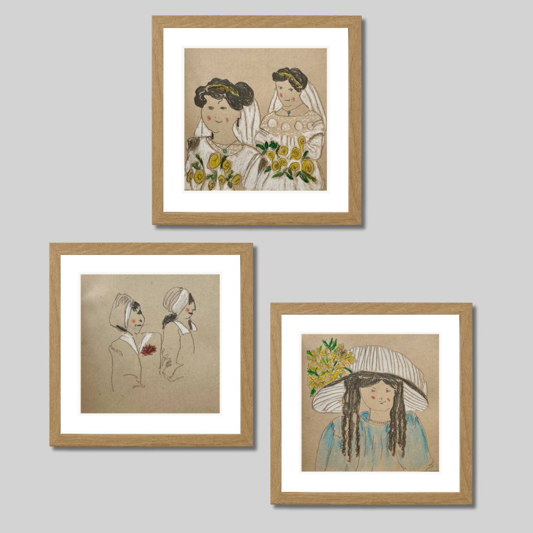 Gallery Wall Set – Simple People