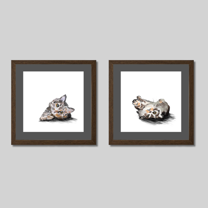 Gallery Wall Set: Cat Mood