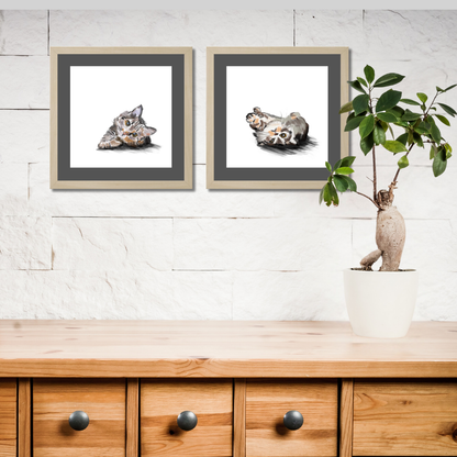Gallery Wall Set: Cat Mood