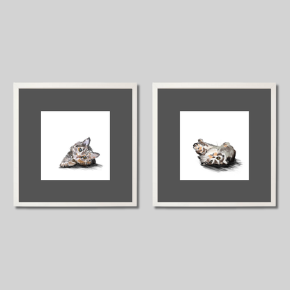 Gallery Wall Set: Cat Mood