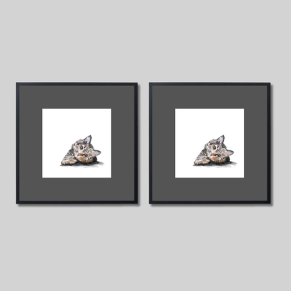 Gallery Wall Set: Cat Mood