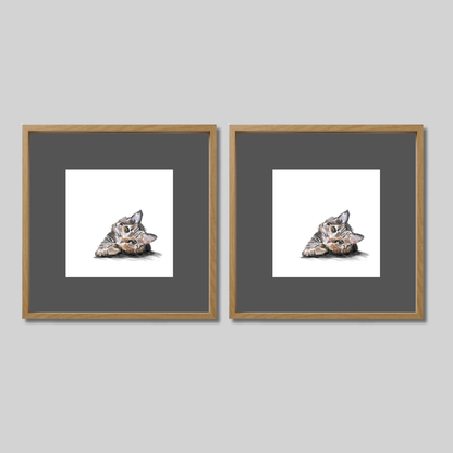 Gallery Wall Set: Cat Mood