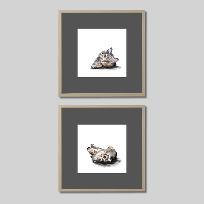 Gallery Wall Set: Cat Mood