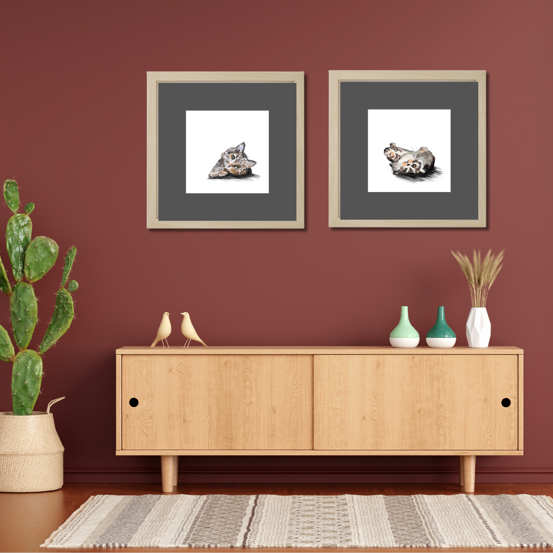 Gallery Wall Set: Cat Mood