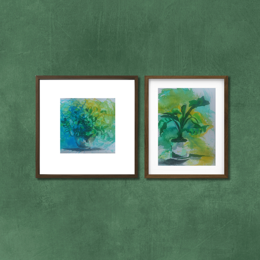 Gallery Wall Set: Green Grow