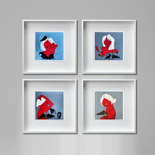 Gallery Wall Set: Red